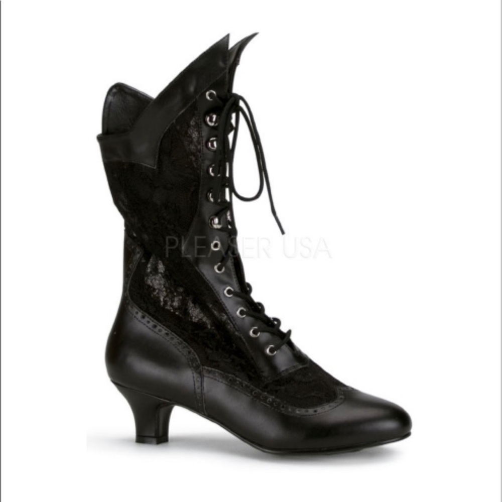 Lace Victorian Ankle Boot
